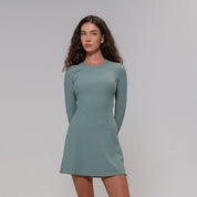 RibTech* Courtside Long Sleeve Dress