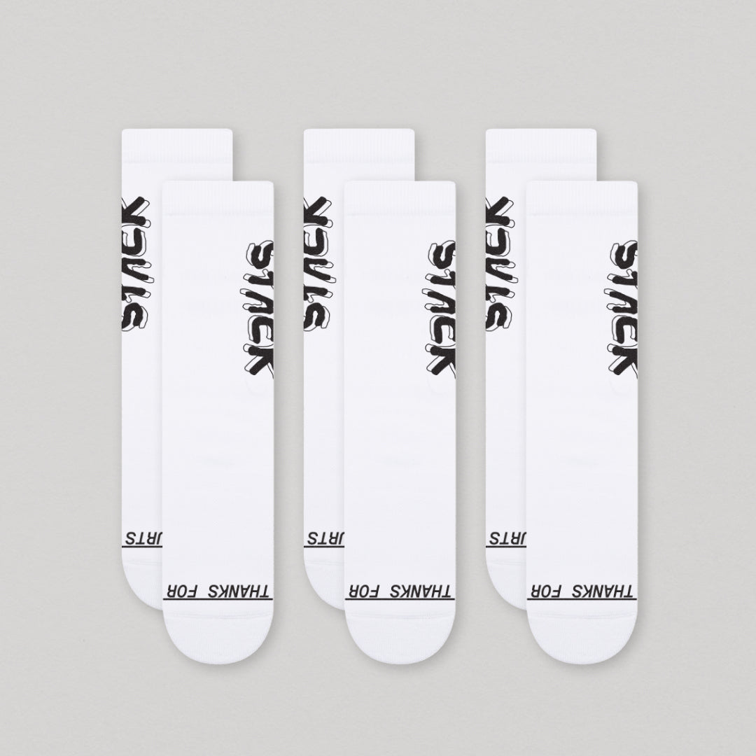 Tagged Crew Sock