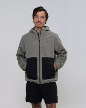 AeroShell* Full Zip Jacket-Stone-S-Stack Athletics