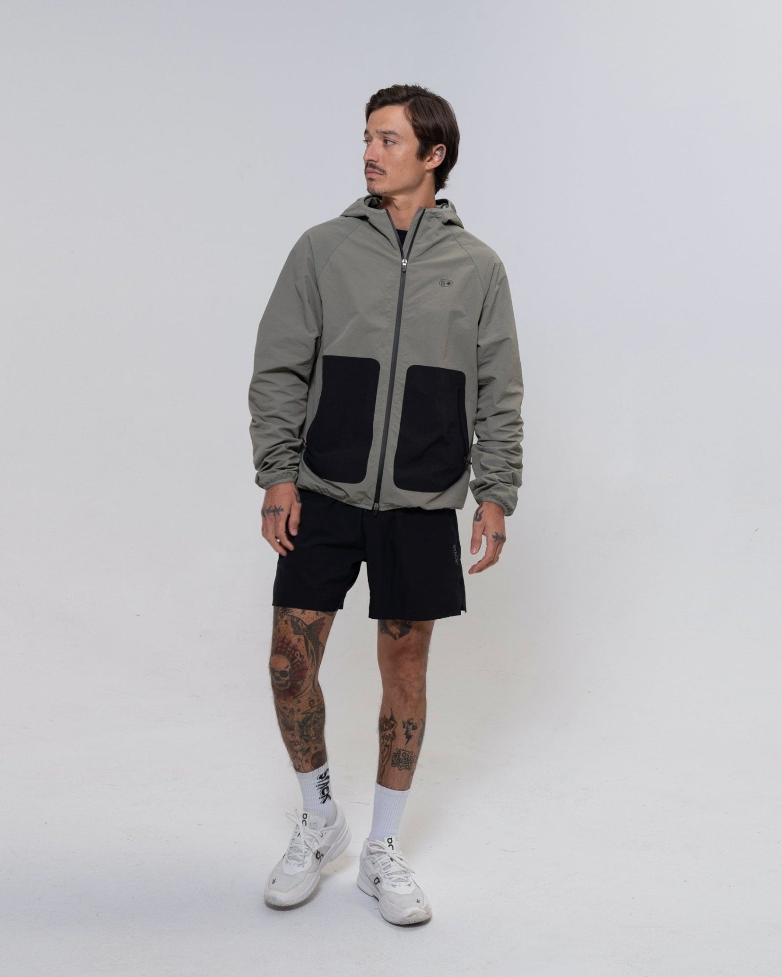 AeroShell* Full Zip Jacket-Stone-S-Stack Athletics