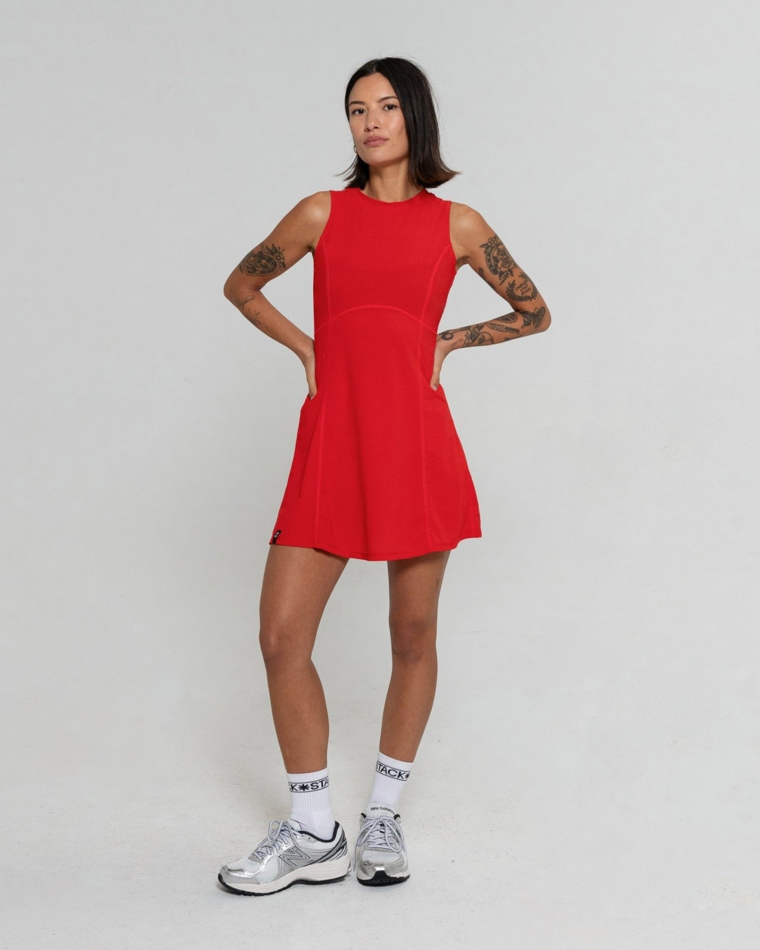 AirLift* Courtside Dress-Match Red-XXS-Stack Athletics