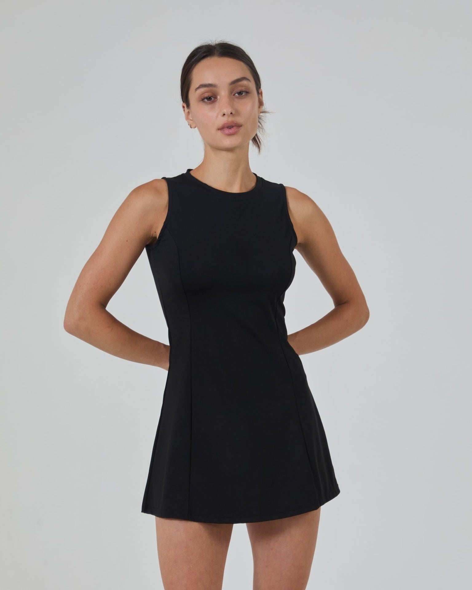 Courtside Dress-Black-XXS-Stack Athletics