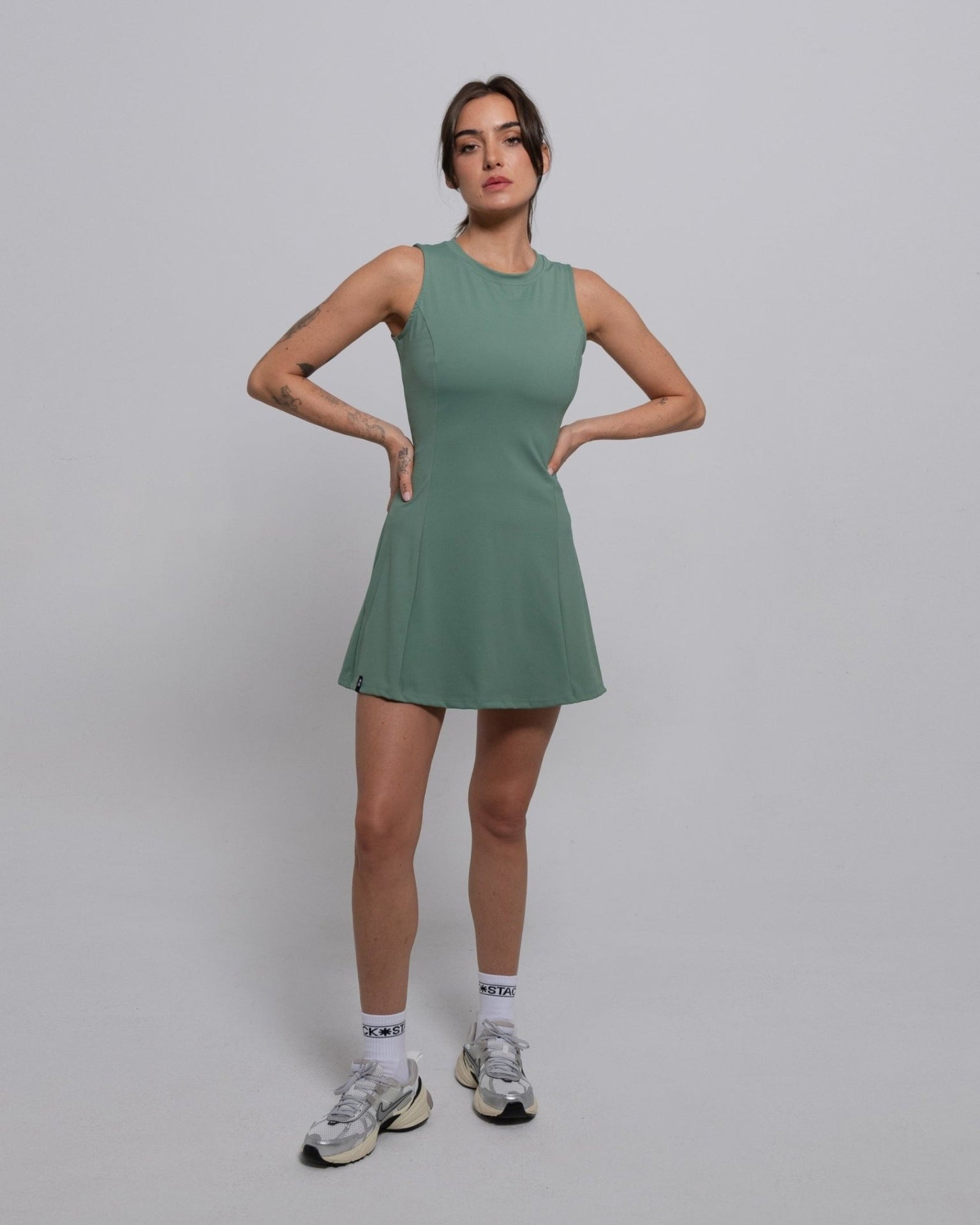 Courtside Dress-Cherry-XXS-Stack Athletics