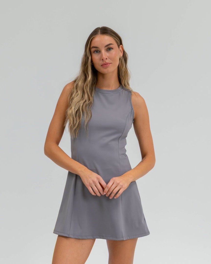 Courtside Dress-Pebble-XXS-Stack Athletics