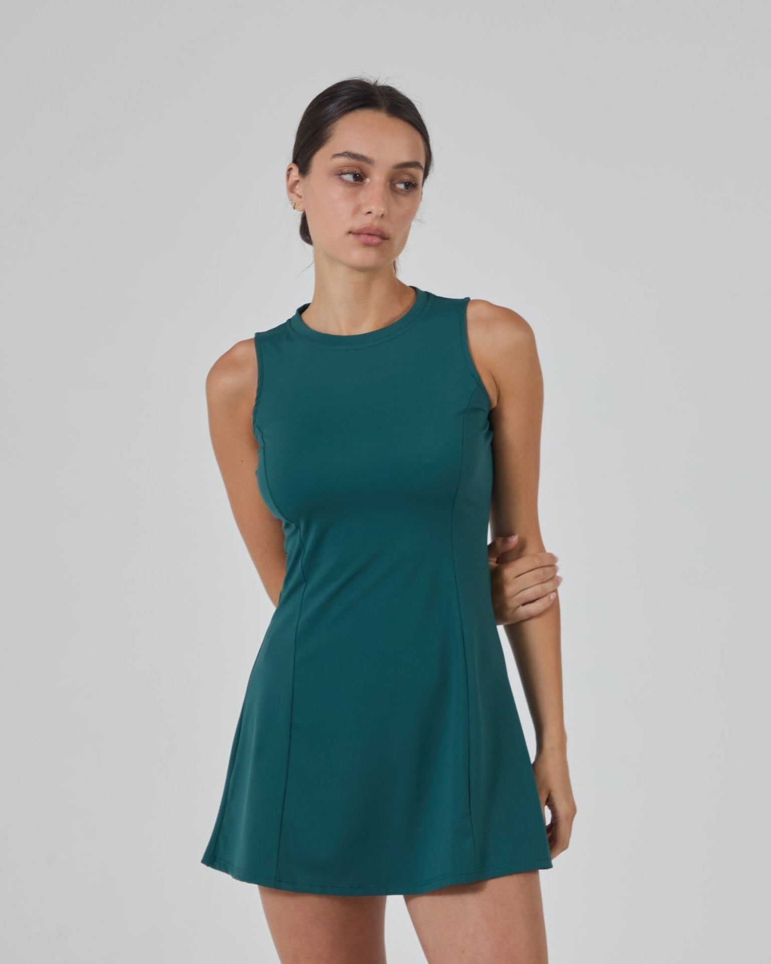 Courtside Dress-White-XXS-Stack Athletics