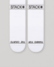 Daily Quarter Sock-White-Small-Stack Athletics