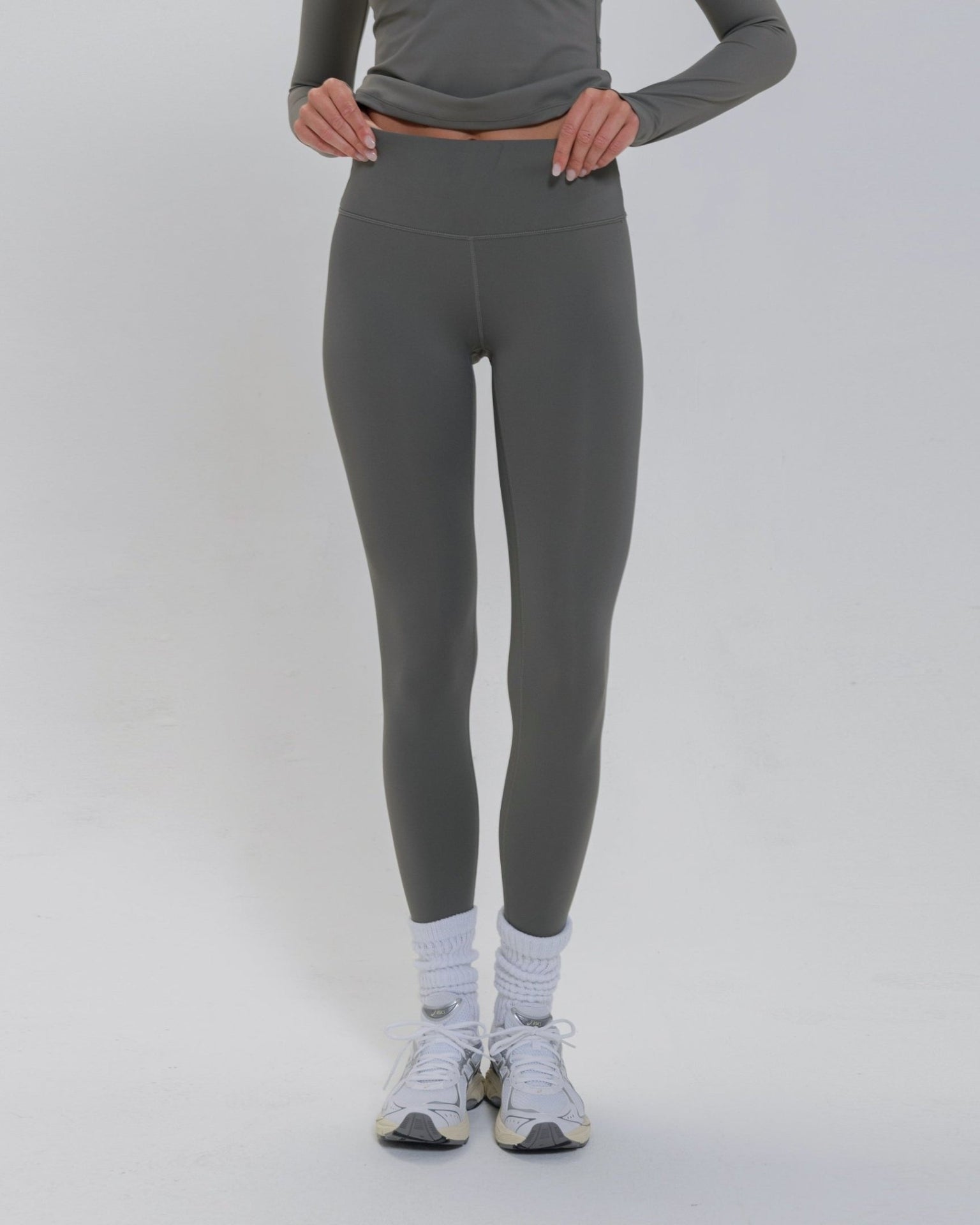 Embrace* High-Rise Legging-Stone-XS-Stack Athletics