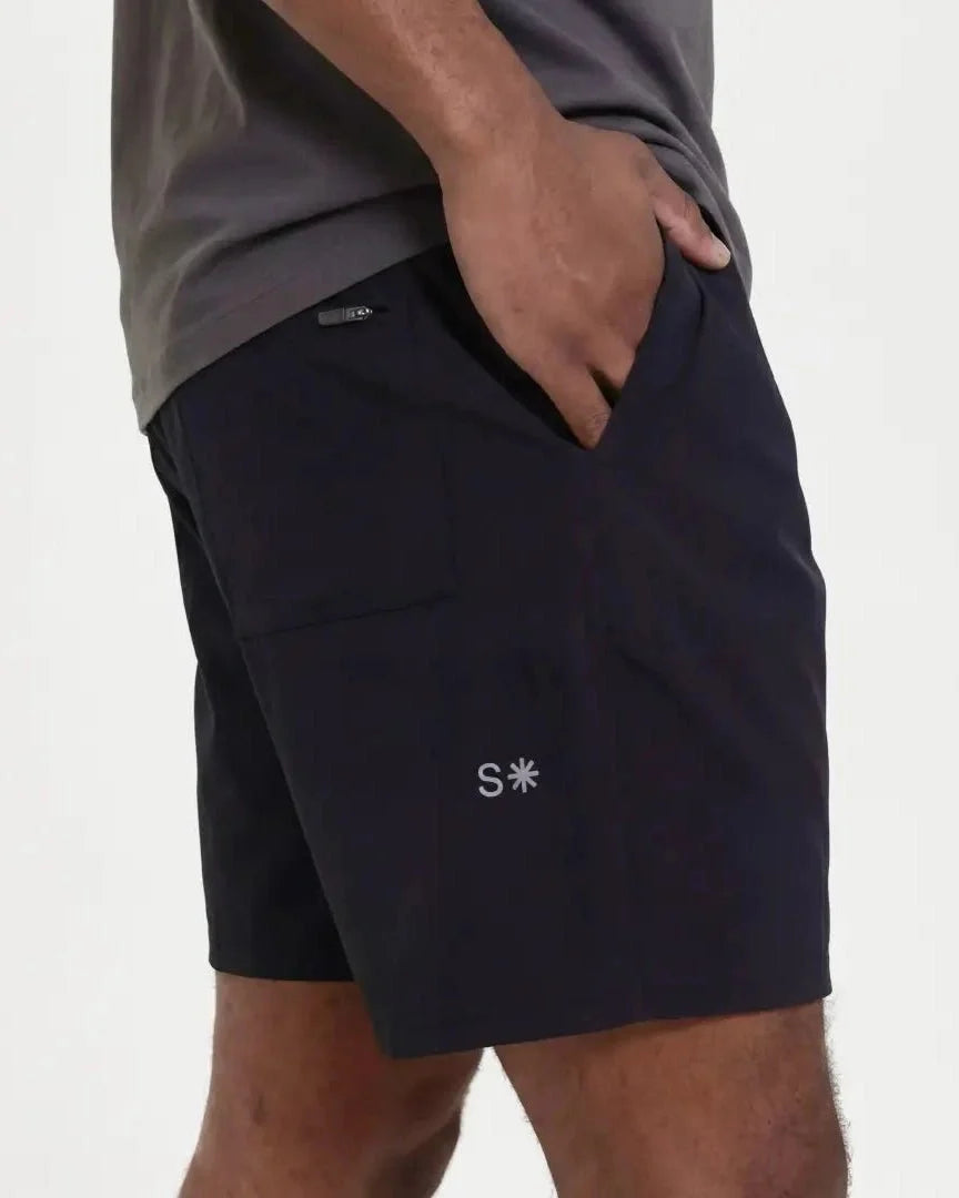 Endura* Short 7"-Black | Lined-S-Stack Athletics