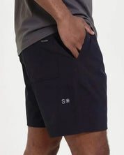 Endura* Short 7"-Black | Lined-S-Stack Athletics