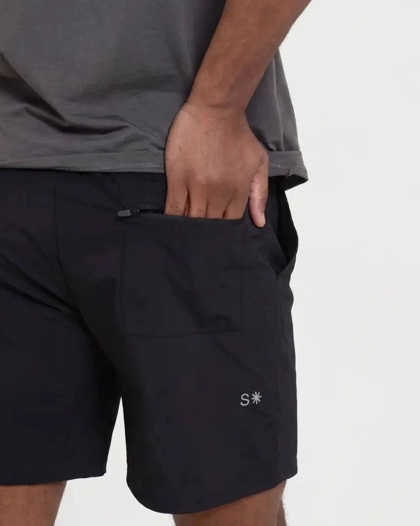 Endura* Short 7"-Black | Lined-S-Stack Athletics