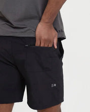 Endura* Short 7"-Black | Lined-S-Stack Athletics
