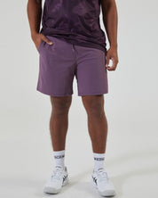Endura* Short 7"-Plum | Lined-S-Stack Athletics