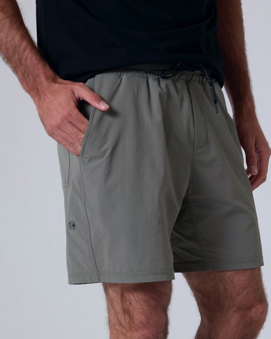 Endura* Short 7"-Stone | Lined-S-Stack Athletics