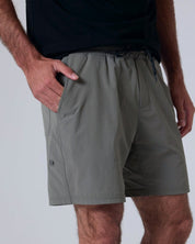 Endura* Short 7"-Stone | Lined-S-Stack Athletics