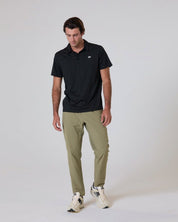 Flowstate* Polo-Black-S-Stack Athletics
