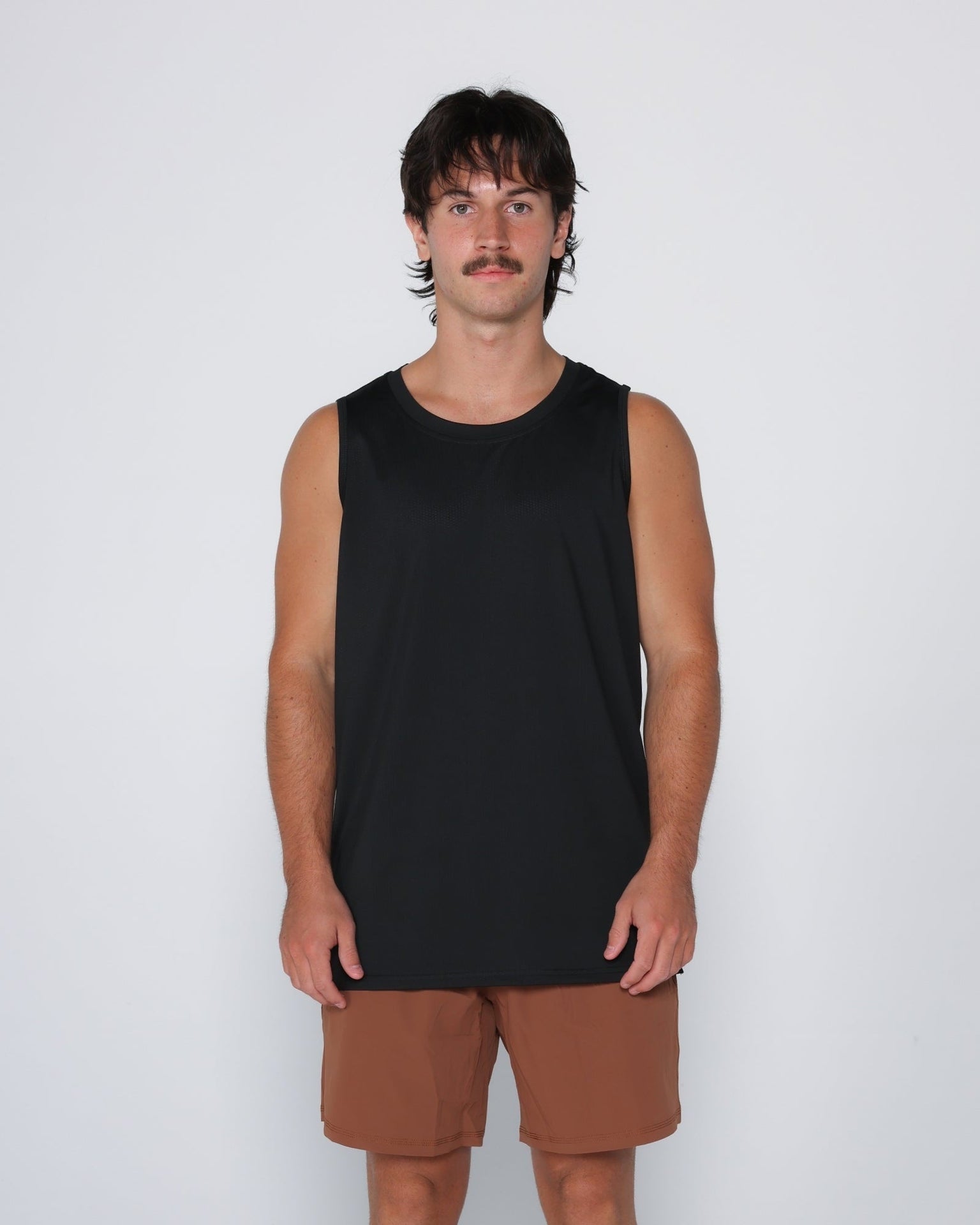 Flowstate* Tech Tank-Black-S-Stack Athletics