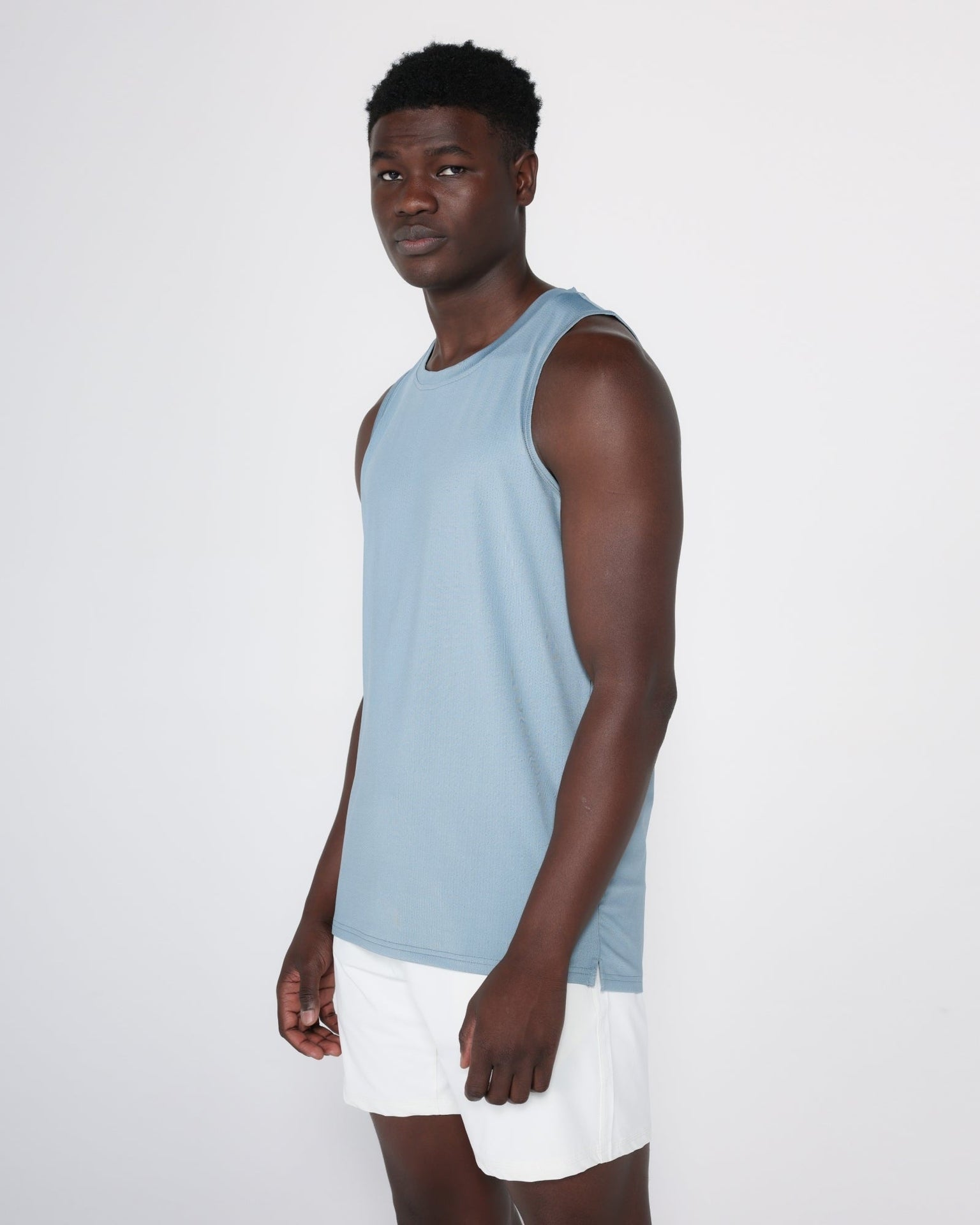 Flowstate* Tech Tank-Mist-S-Stack Athletics