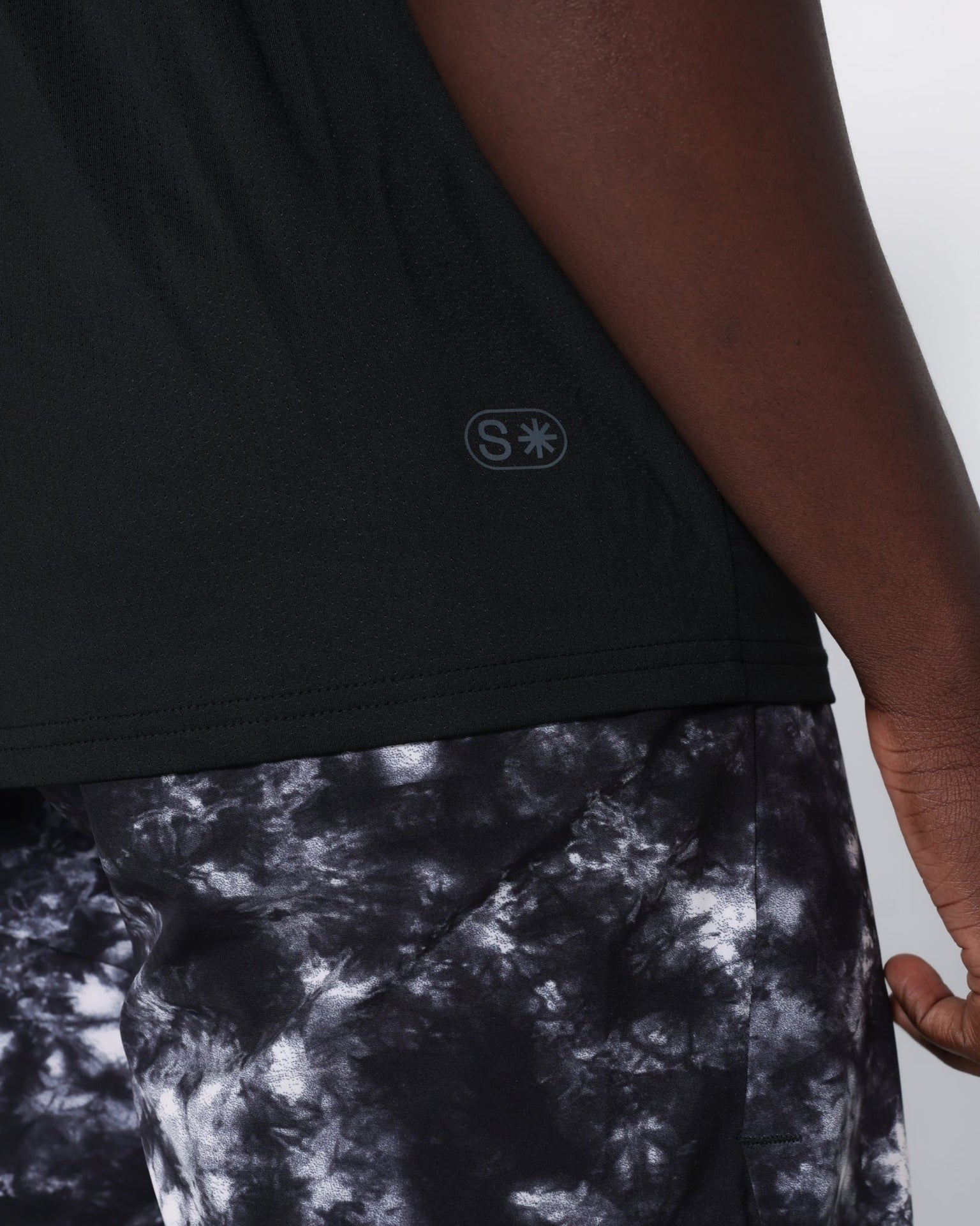 Flowstate* Zip Tee-Black-S-Stack Athletics