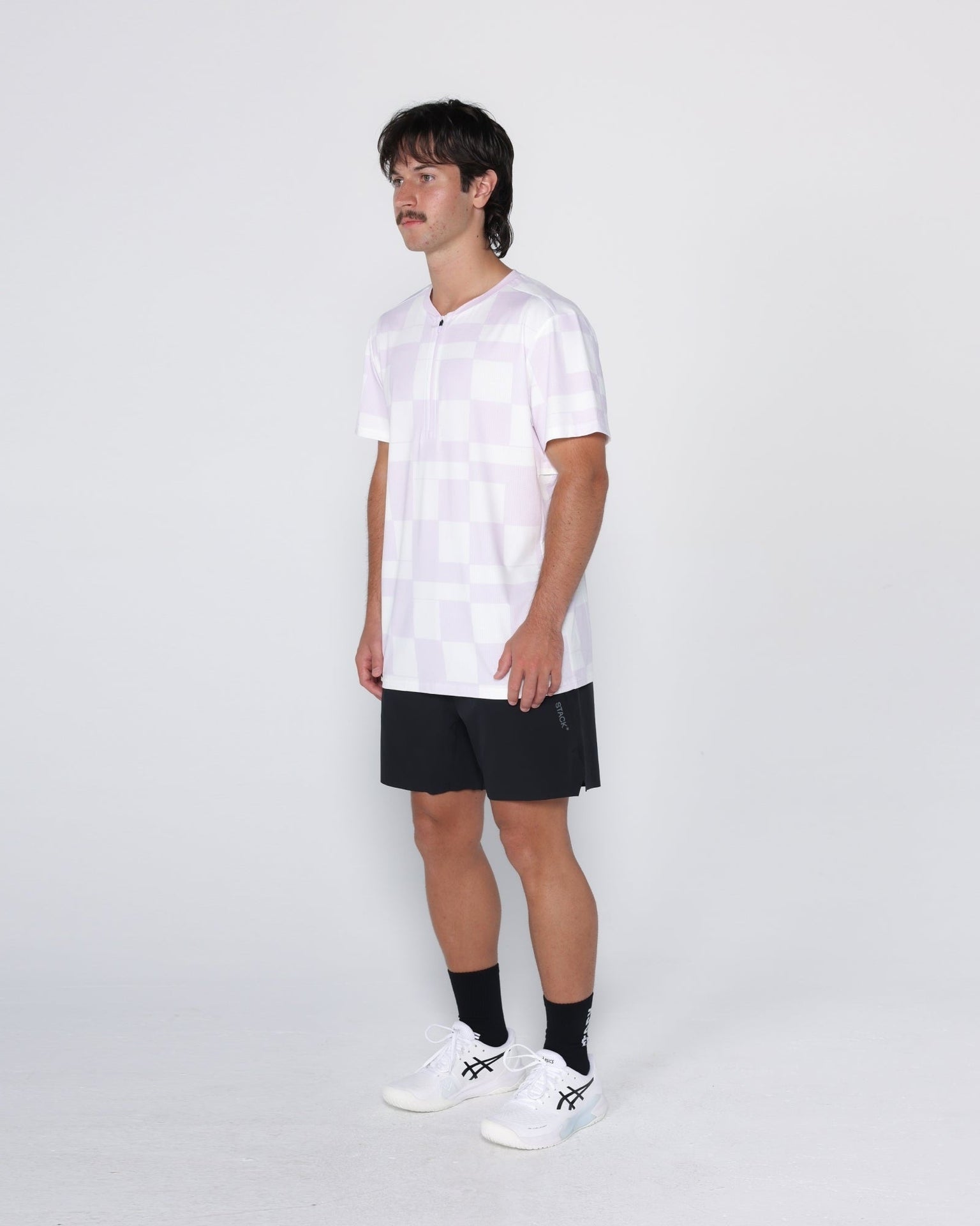 Flowstate* Zip Tee-Black-S-Stack Athletics