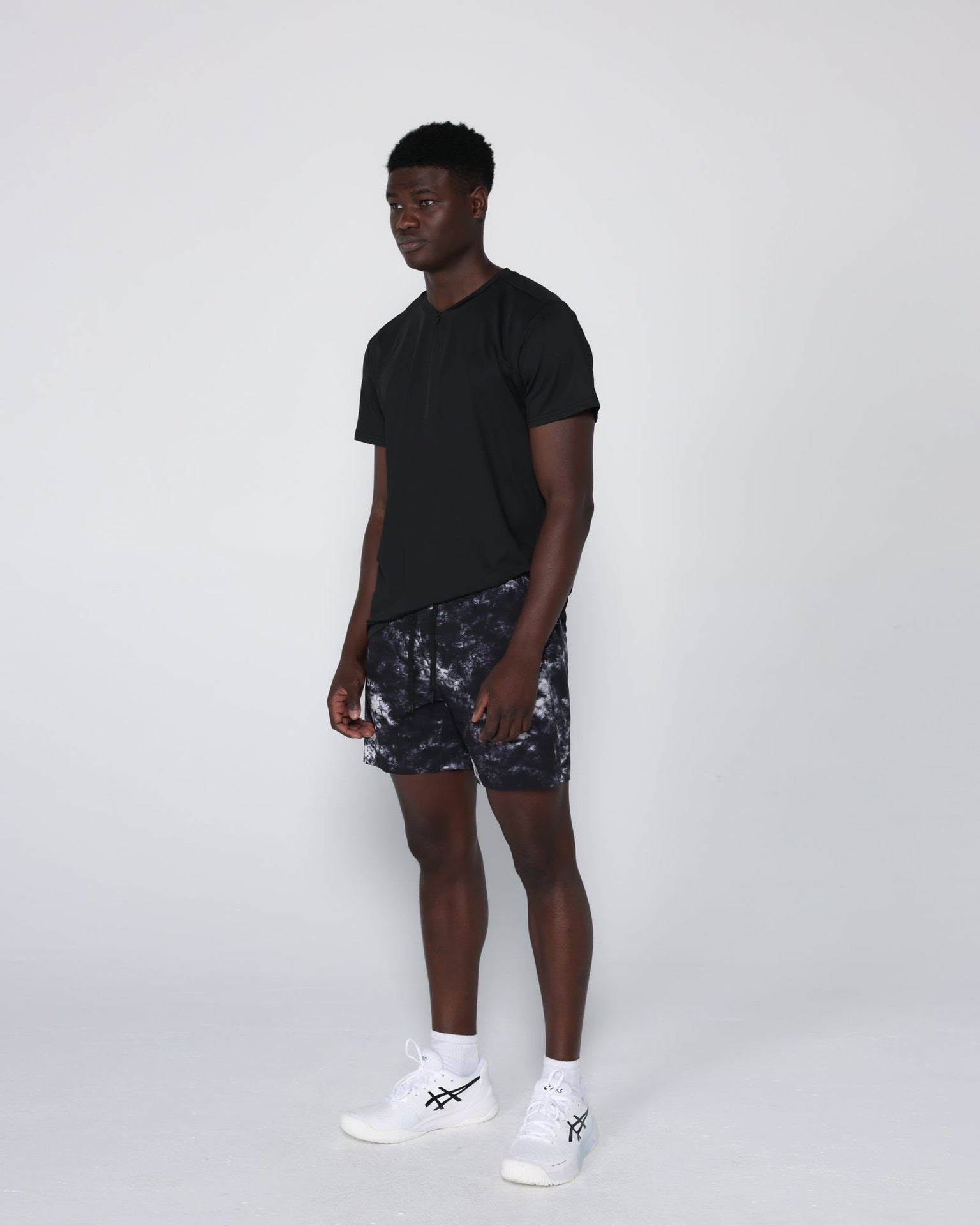 Flowstate* Zip Tee-Black-S-Stack Athletics