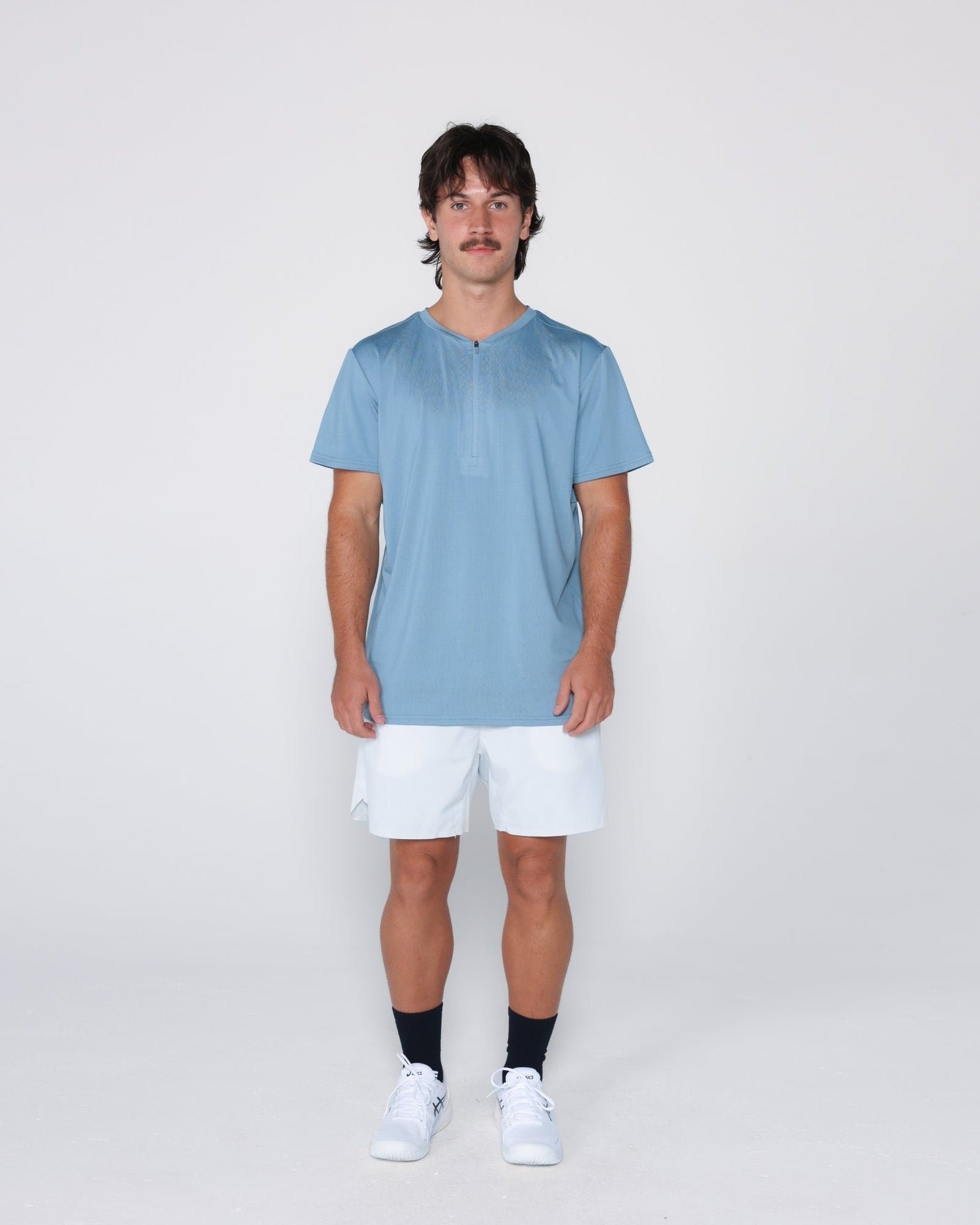 Flowstate* Zip Tee-Black-S-Stack Athletics