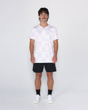 Flowstate* Zip Tee-Lavender Court-Check-S-Stack Athletics