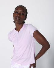 Flowstate* Zip Tee-Lavender Haze-XS-Stack Athletics