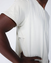 Flowstate* Zip Tee-Mist-S-Stack Athletics