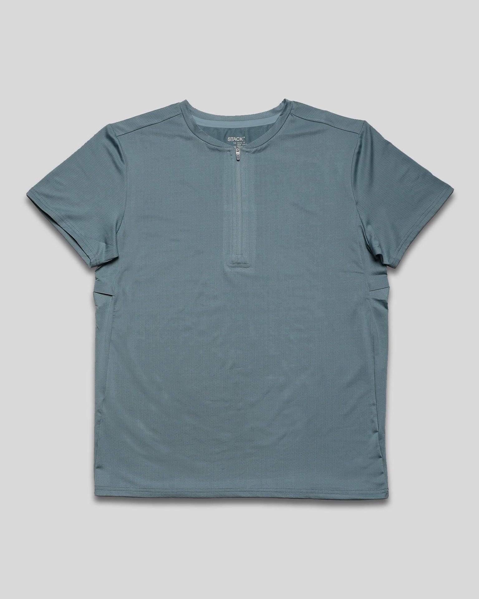 Flowstate* Zip Tee-Mist-S-Stack Athletics
