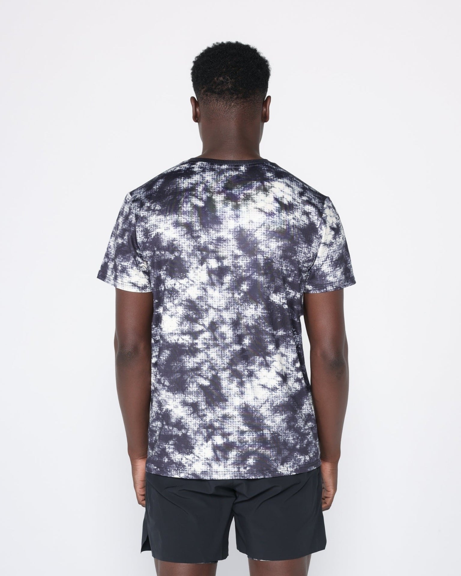 Flowstate* Zip Tee-Oxford Red Acid-Dye-S-Stack Athletics