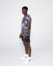 Flowstate* Zip Tee-Oxford Red Acid-Dye-S-Stack Athletics