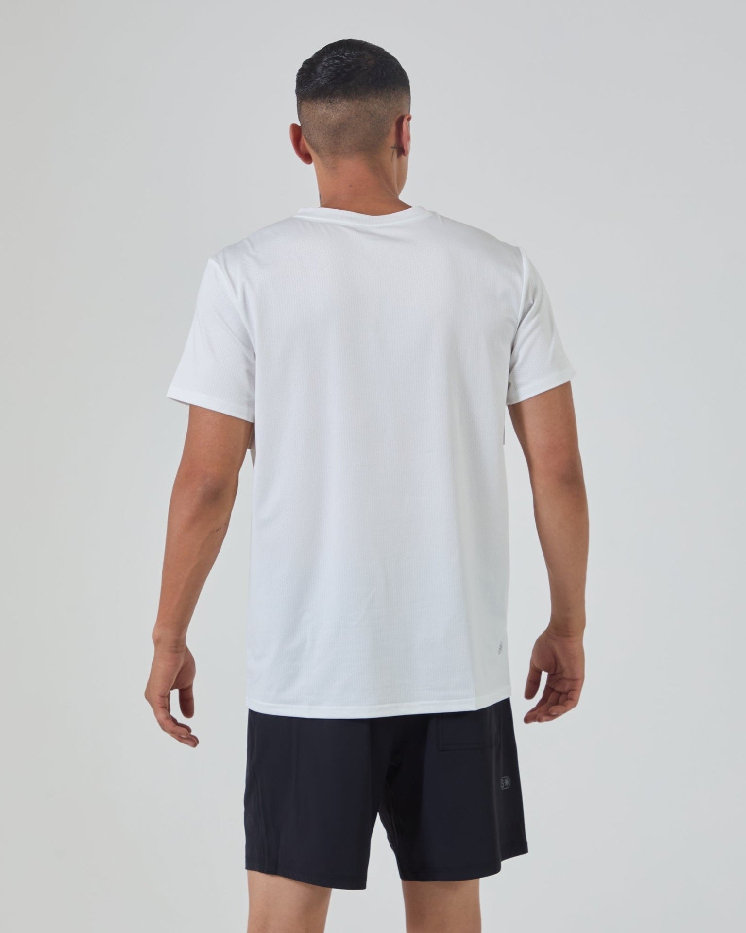 Flowstate* Zip Tee-White-S-Stack Athletics