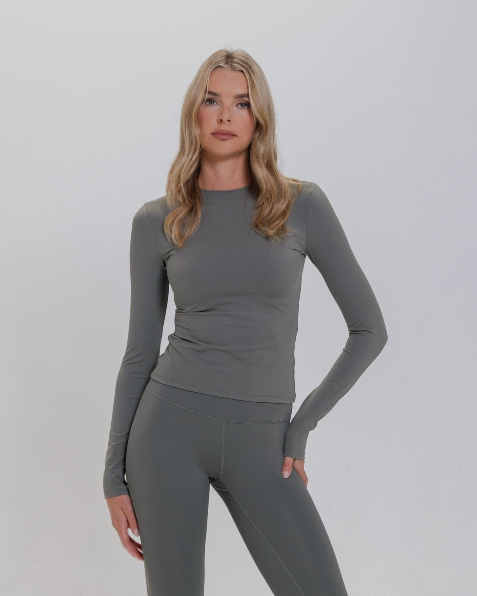 Foundation Long Sleeve Tee-Stone-XS-Stack Athletics
