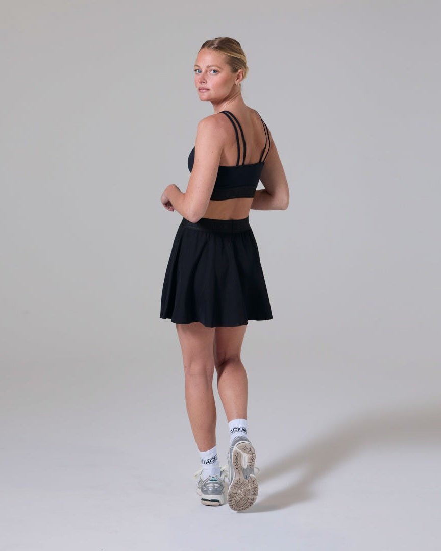Icon* Double Strap Bra-Black-XS-Stack Athletics