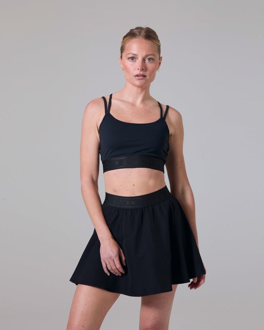 Icon* Double Strap Bra-Black-XS-Stack Athletics
