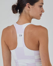 Rally Comp Tank-Lavender Court-Check-XS-Stack Athletics