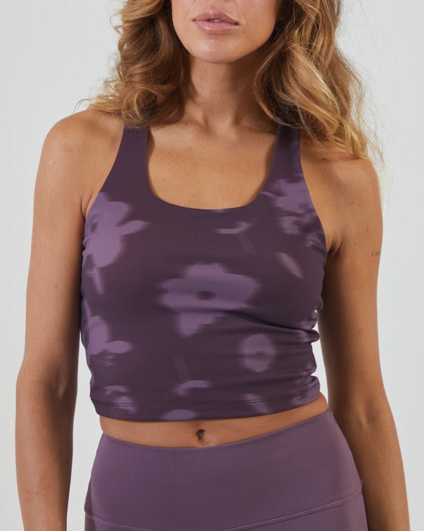 Rally Comp Tank-Plum Floral-XS-Stack Athletics