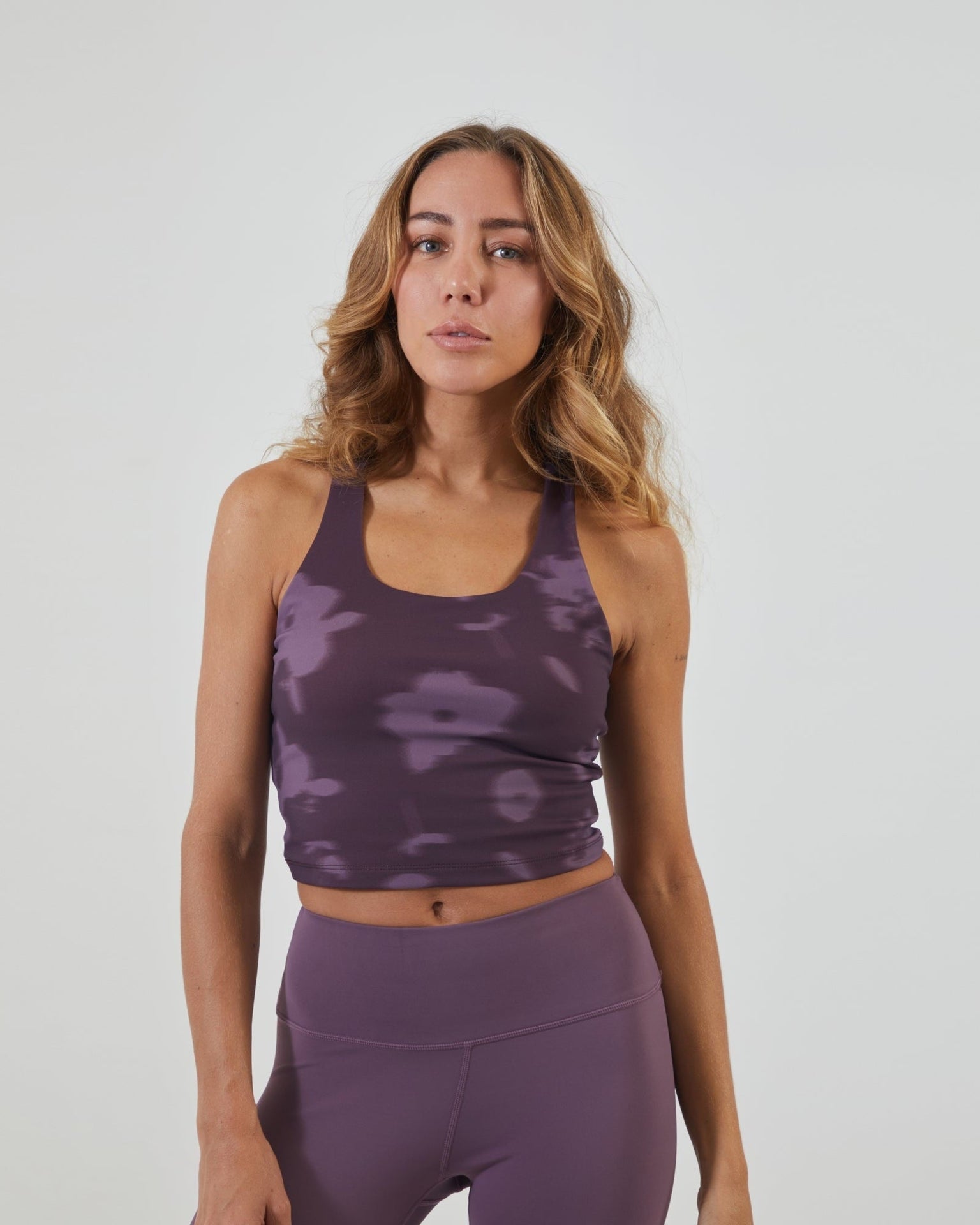 Rally Comp Tank-Plum Floral-XS-Stack Athletics