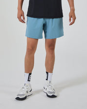 Repeat Short 7"-Steel Blue-S-Stack Athletics