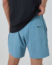 Repeat Short 7"-Steel Blue-S-Stack Athletics
