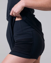 Replay Double Strap Dress-Black-XS-Stack Athletics