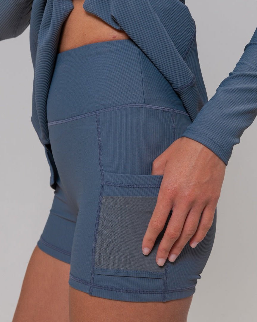 RibTech* Courtside Long Sleeve Dress-Amethyst-XXS-Stack Athletics