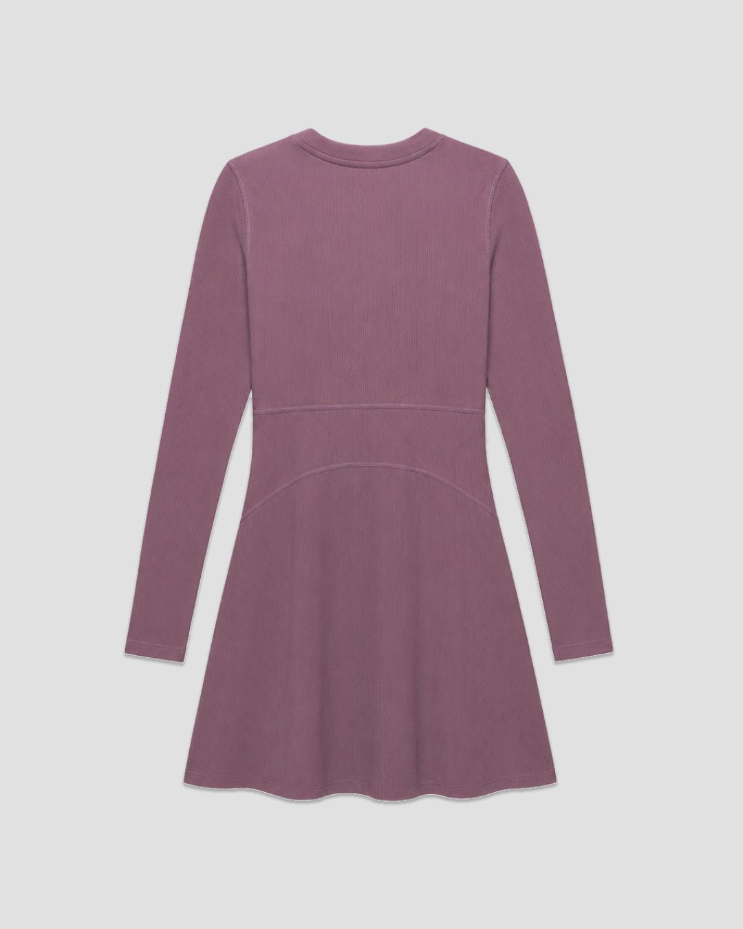 RibTech* Courtside Long Sleeve Dress-Cherry-XXS-Stack Athletics