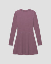 RibTech* Courtside Long Sleeve Dress-Cherry-XXS-Stack Athletics