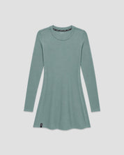 RibTech* Courtside Long Sleeve Dress-Cherry-XXS-Stack Athletics