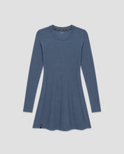 RibTech* Courtside Long Sleeve Dress-Cherry-XXS-Stack Athletics