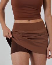 Rush Skirt-Cognac-XS-Stack Athletics
