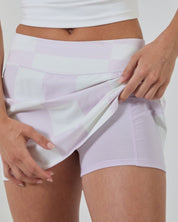 Rush Skirt-Lavender Court-Check-XS-Stack Athletics