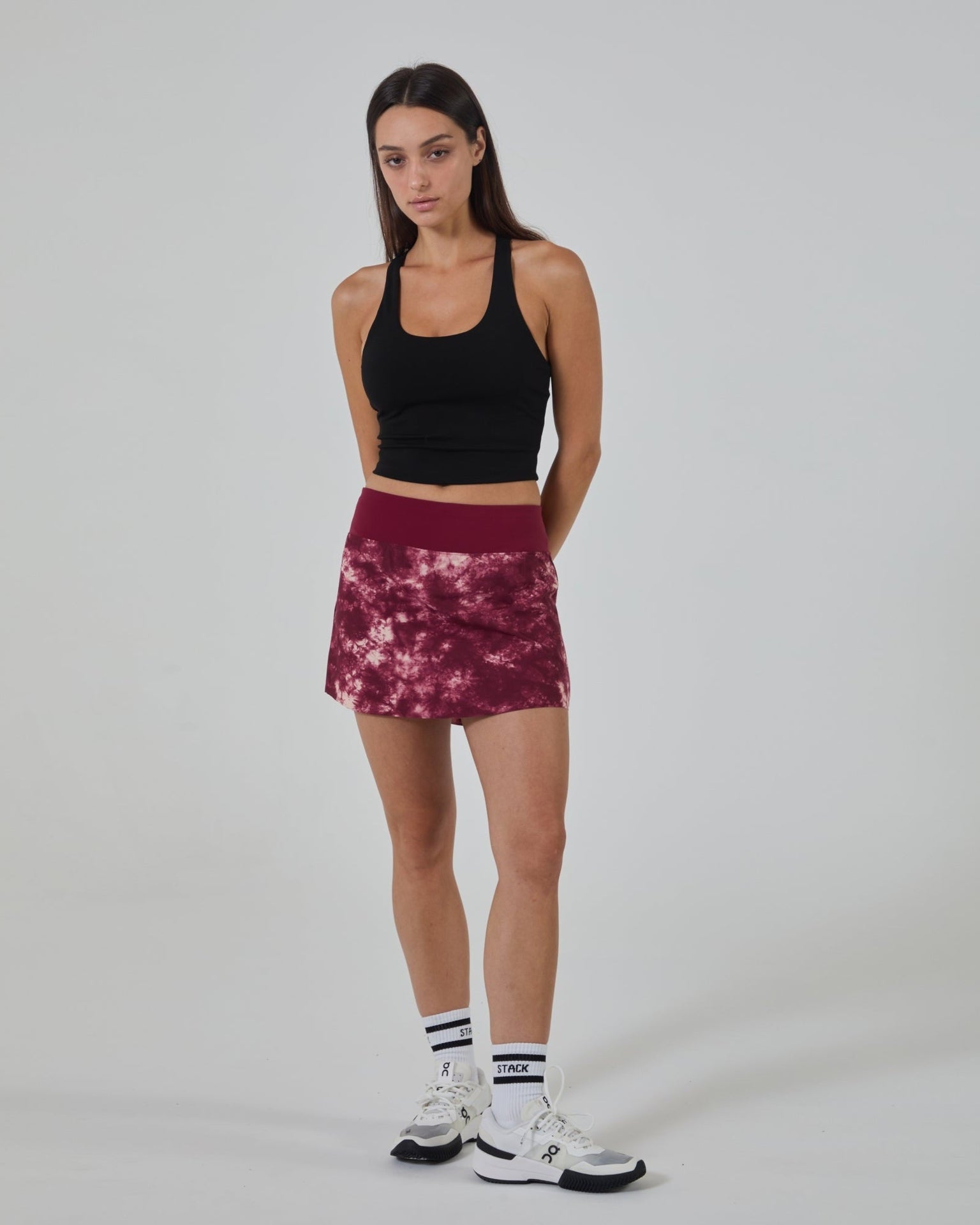 Rush Skirt-Oxford Red Acid-Dye-XS-Stack Athletics