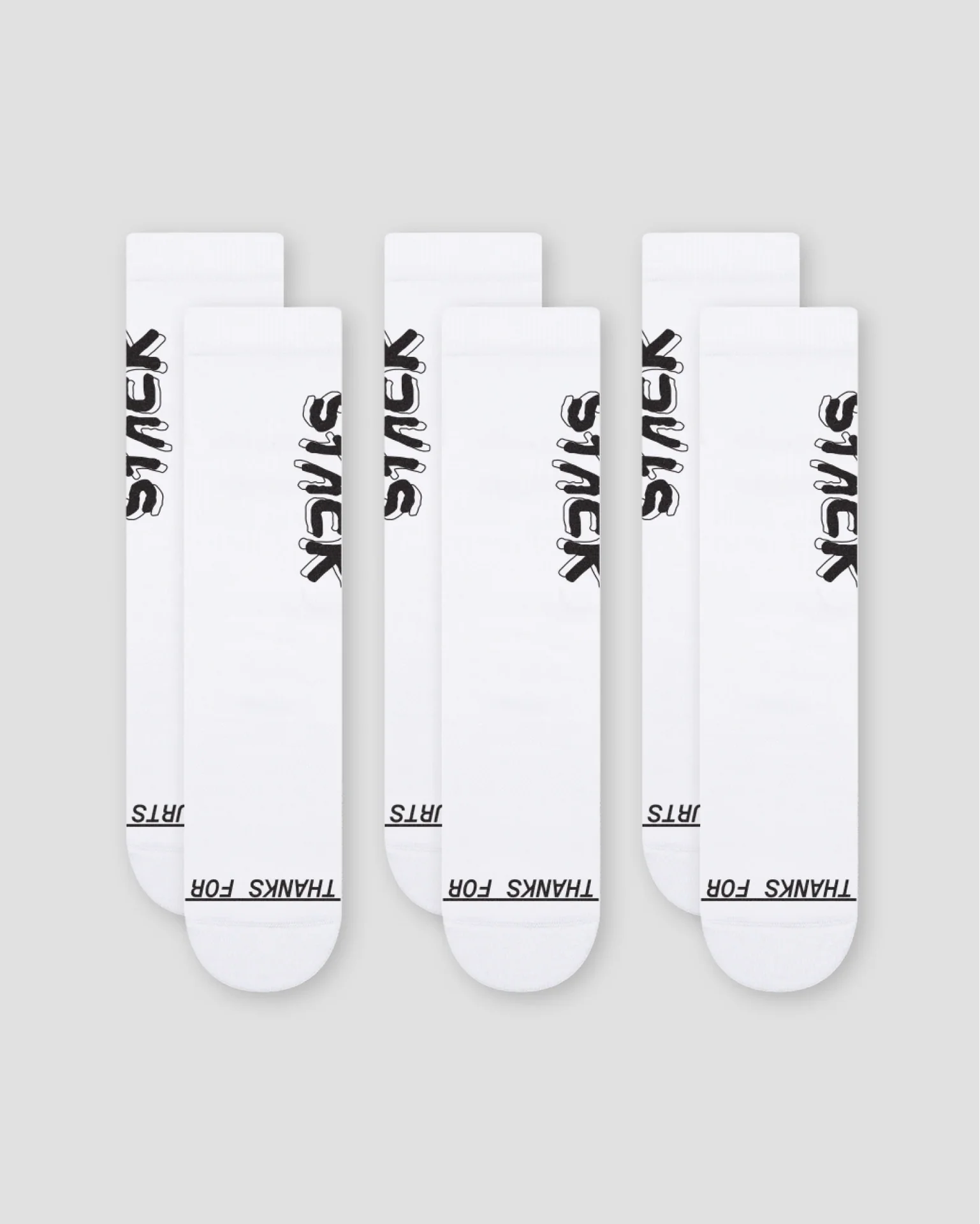 Tagged Crew Sock